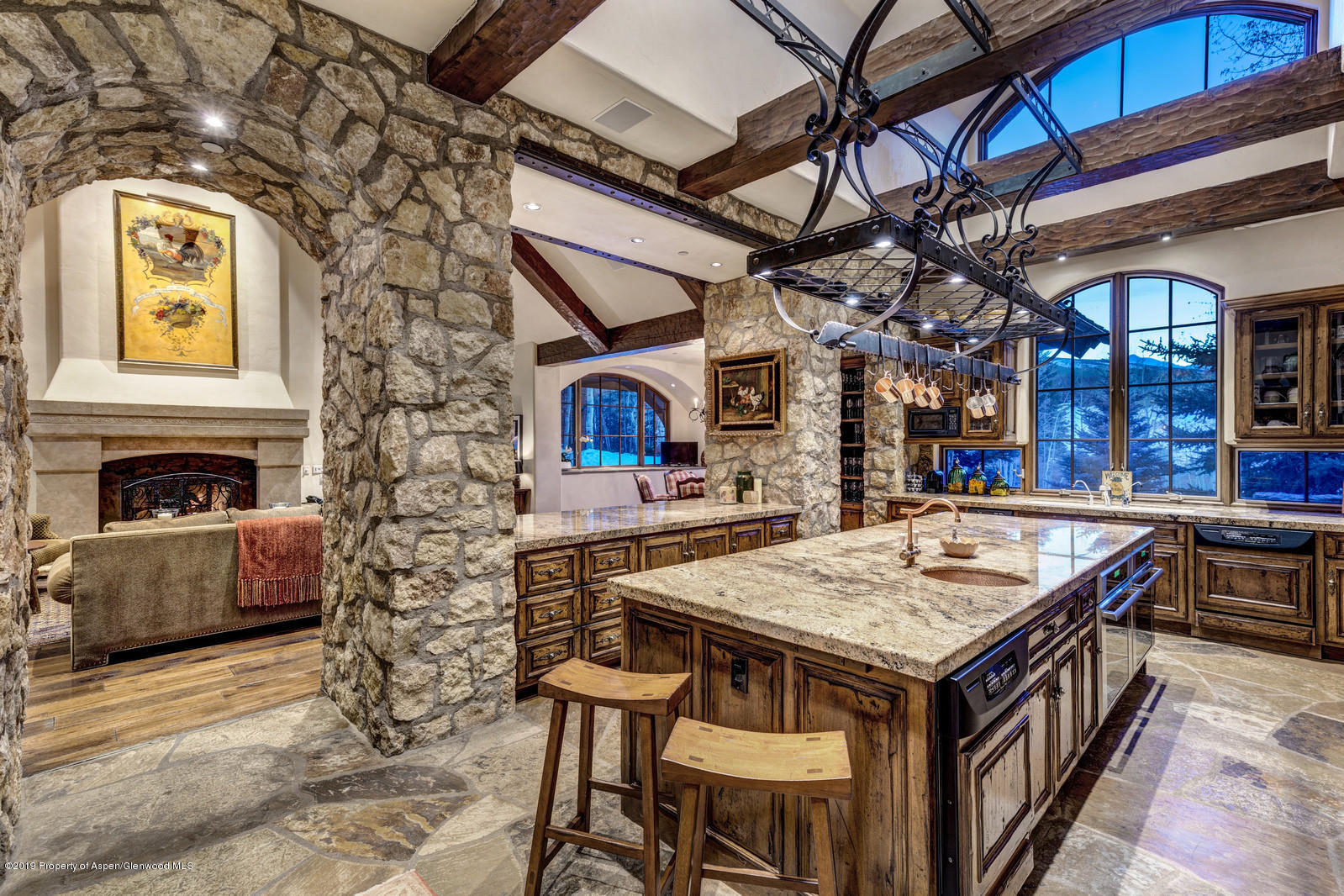 124 Cold Stream Lane Aspen, CO 81611 - Photo 13 of 38 a view of a dinning table and chairs in the patio