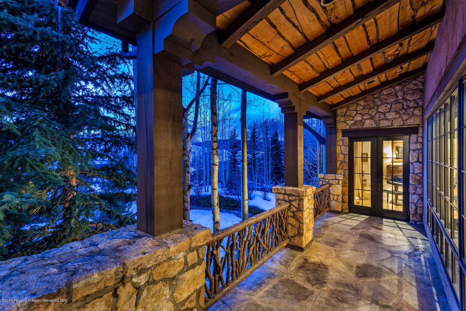 124 Cold Stream Lane Aspen, CO 81611 - Photo 5 of 38 a view of a porch