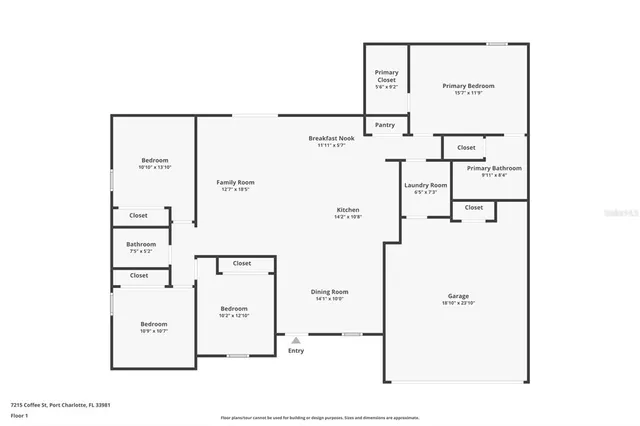 $299,000 | 7215 Coffee Street, Port Charlotte, FL 33981