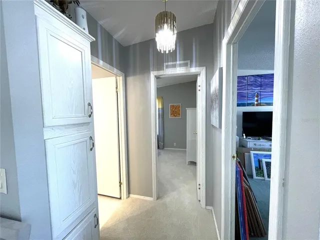 a living room filled with furniture