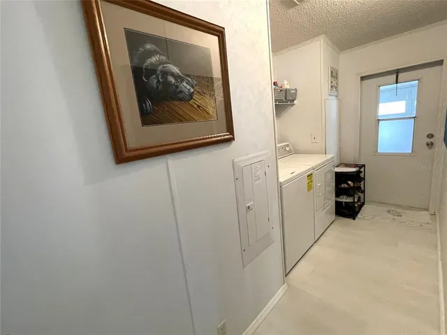 a outdoor living space with furniture and a potted plant