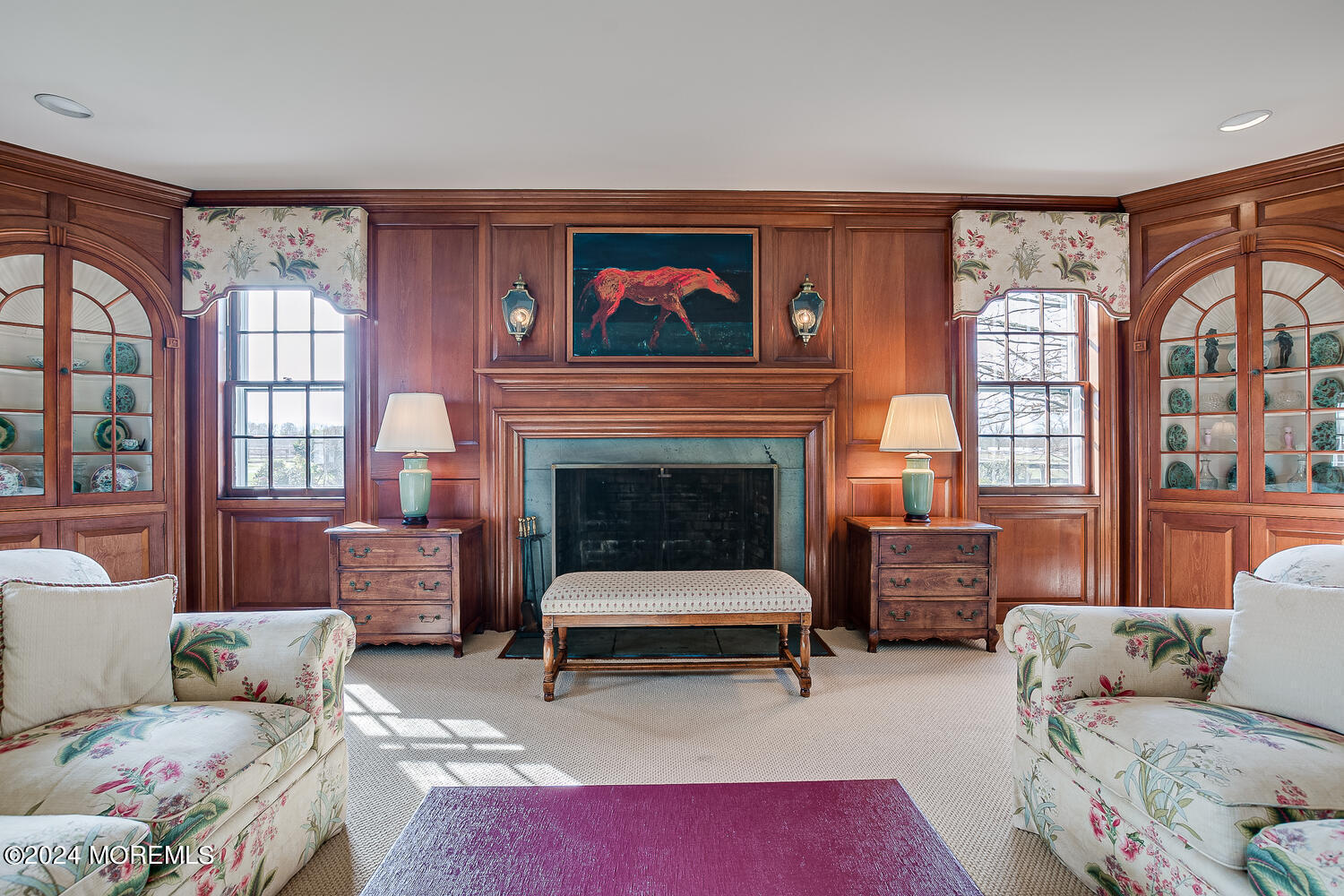 299 County Road 537 Colts Neck, NJ 07722 - Photo 14 of 62 a living room with furniture and a fireplace