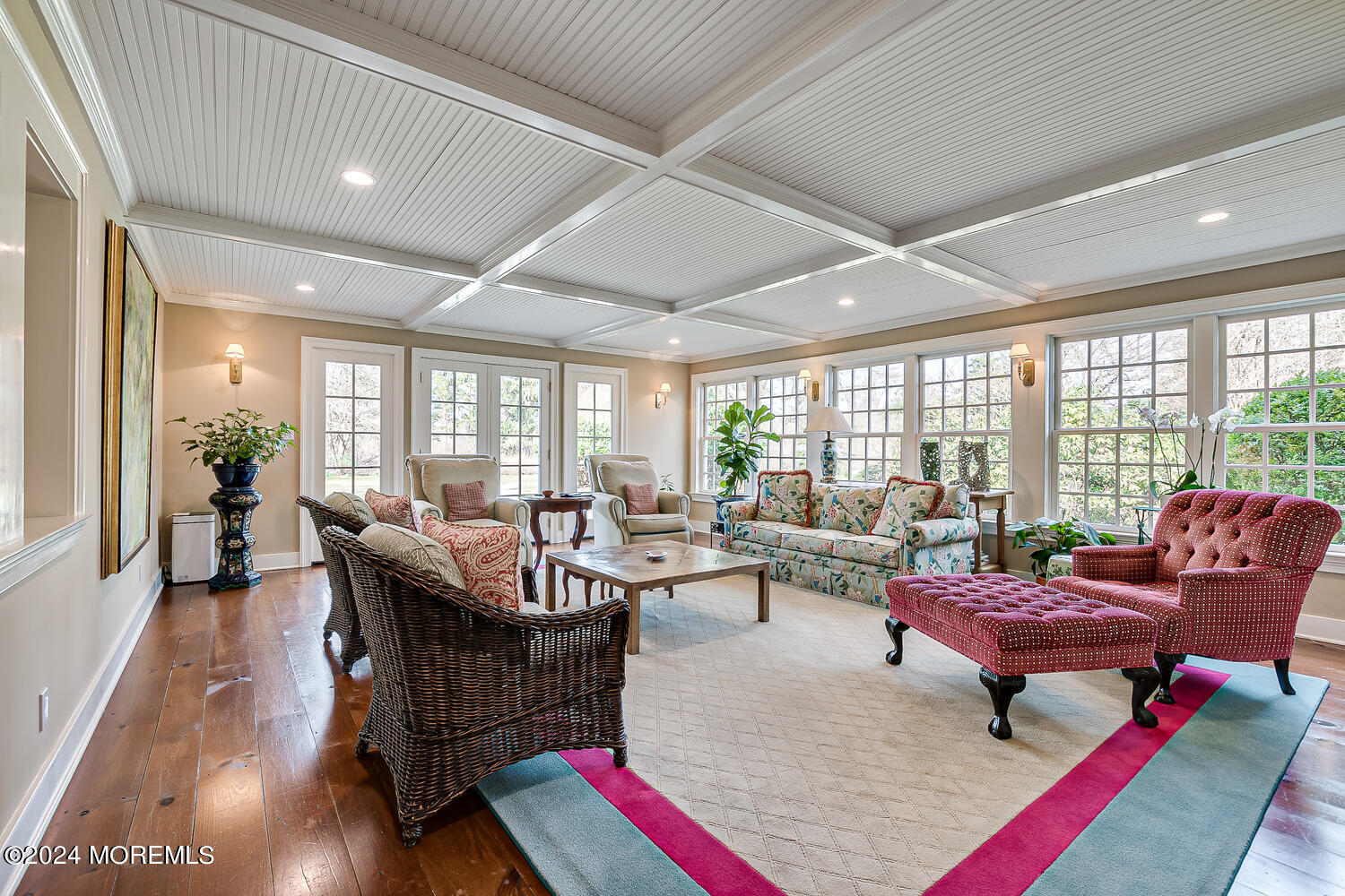 299 County Road 537 Colts Neck, NJ 07722 - Photo 18 of 62 a living room with furniture a rug and a large window