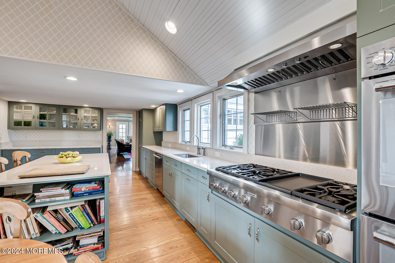 299 County Road 537 Colts Neck, NJ 07722 - Photo 23 of 62 a kitchen with stainless steel appliances granite countertop a stove and a refrigerator