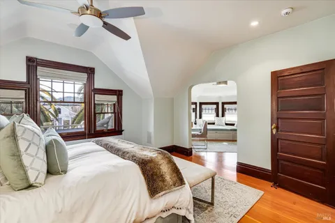 a very nice looking room with a large window