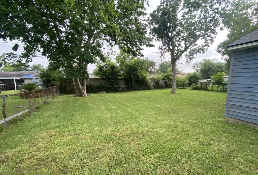 5715 Belmark Street Houston, TX 77033 - Photo 11 of 13 a view of a garden with a tree
