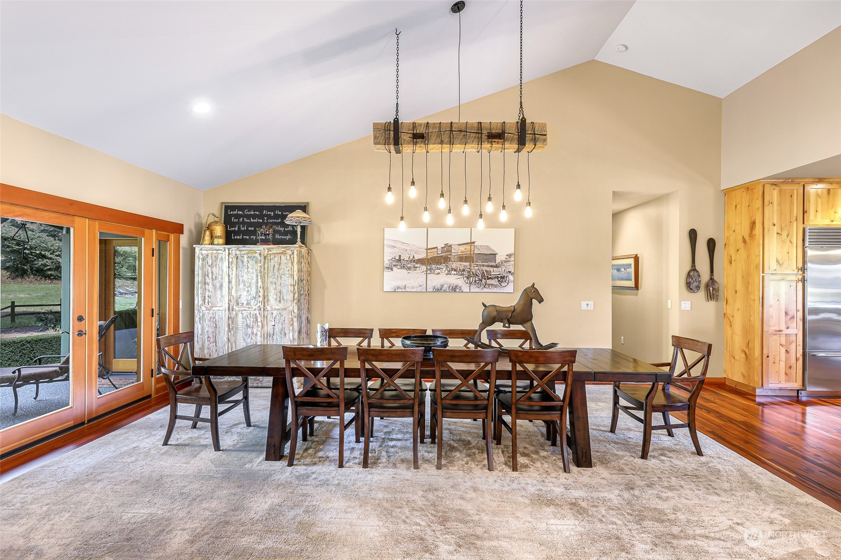 3678 Osgood Road Everson, WA 98247 - Photo 13 of 40 a view of a a dining room with furniture window and wooden floor