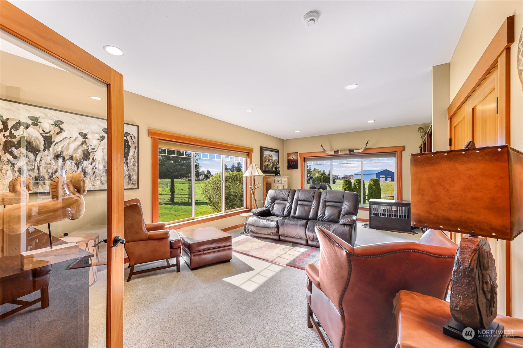 3678 Osgood Road Everson, WA 98247 - Photo 25 of 40 a living room with furniture and a large window