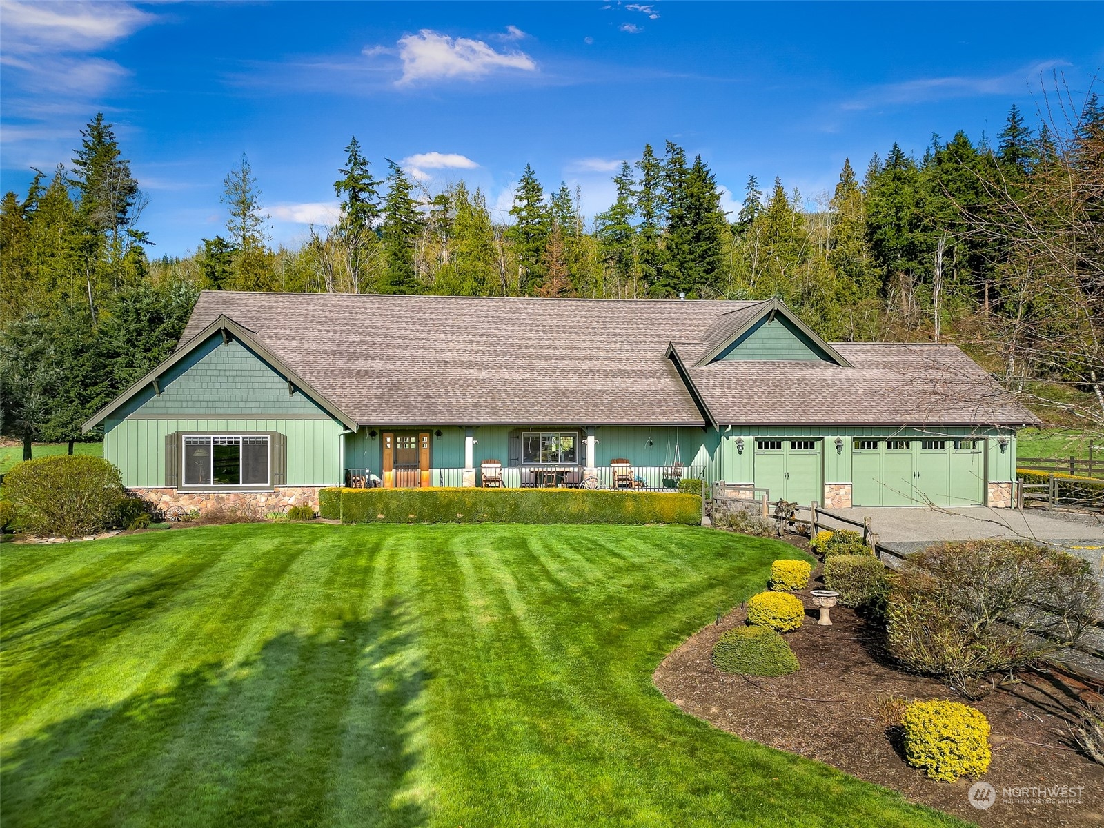 3678 Osgood Road Everson, WA 98247 - Photo 4 of 40 a front view of a house with a yard