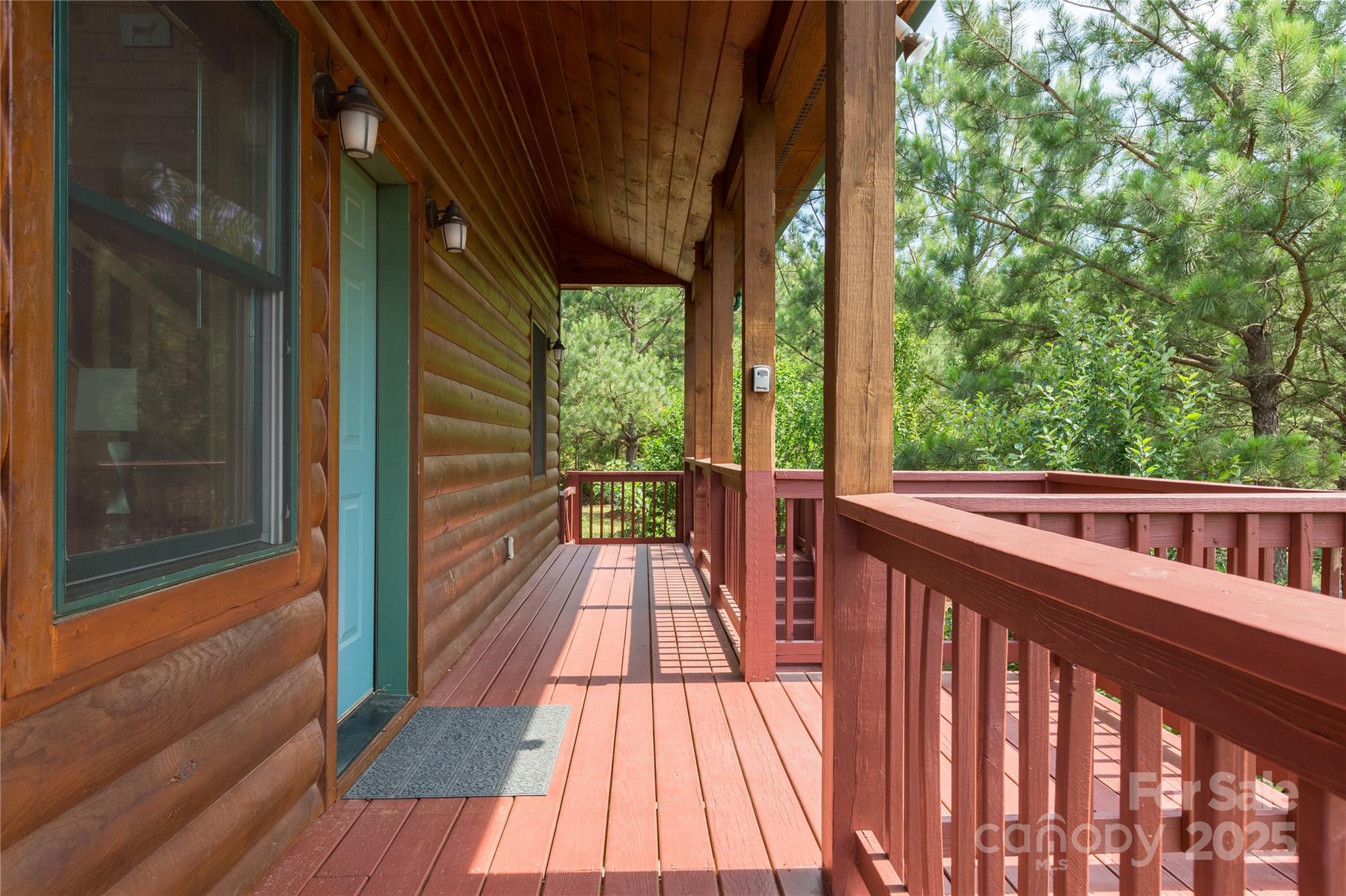 206 Legend Dr Mill Spring Mill Spring, NC 28756 - Photo 35 of 48 a view of balcony with wooden floor