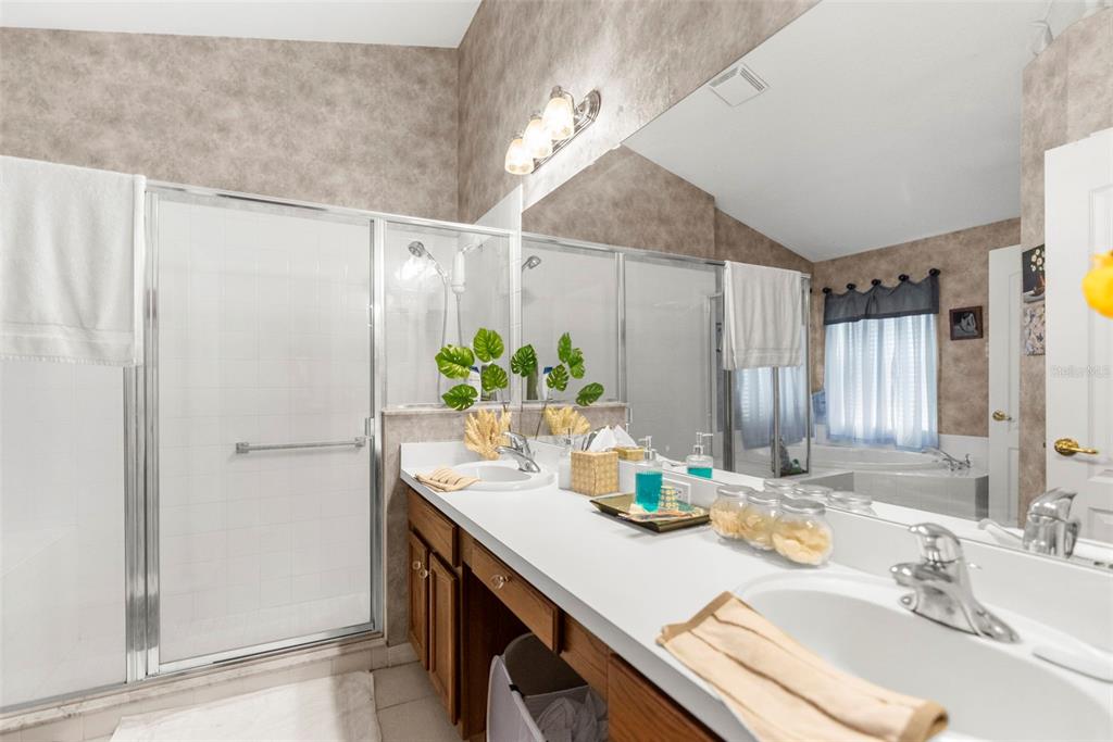 11847 Spindrift Loop Hudson, FL 34667 - Photo 18 of 28 a bathroom with a sink and a mirror