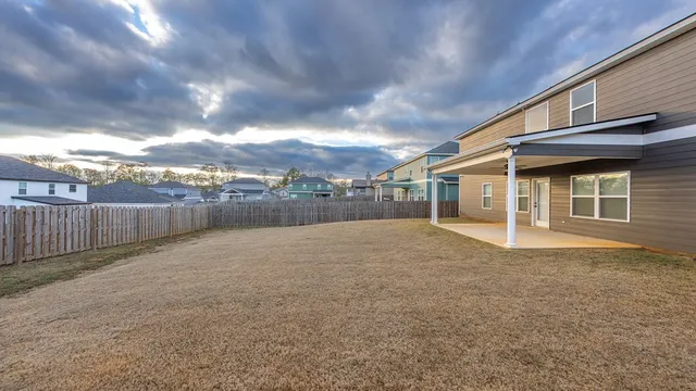 an aerial view of residential houses