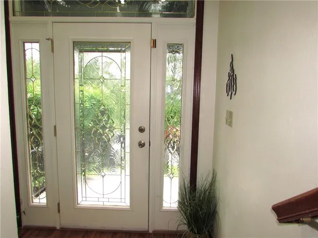 a view of an entryway