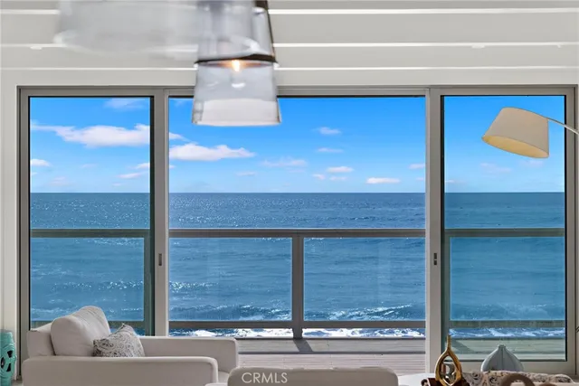 a view of an ocean beach