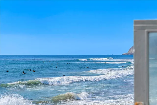 a view of a lake with a mountain