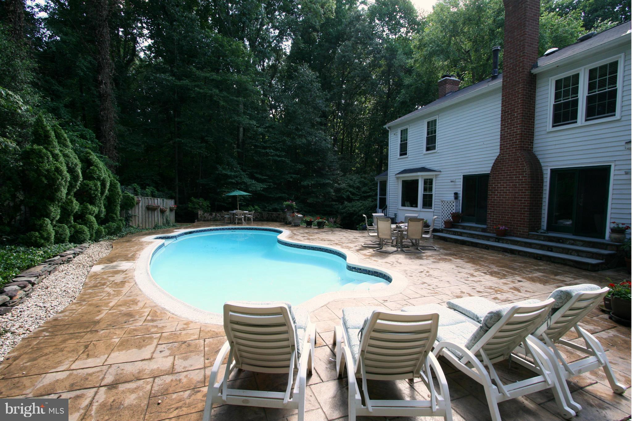 11939 Riders Lane Reston, VA 20191 - Photo 26 of 30 a view of outdoor space yard swimming pool and patio