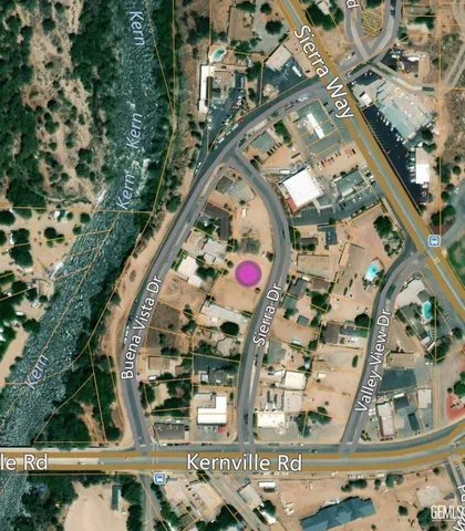 a view of road with mountain view