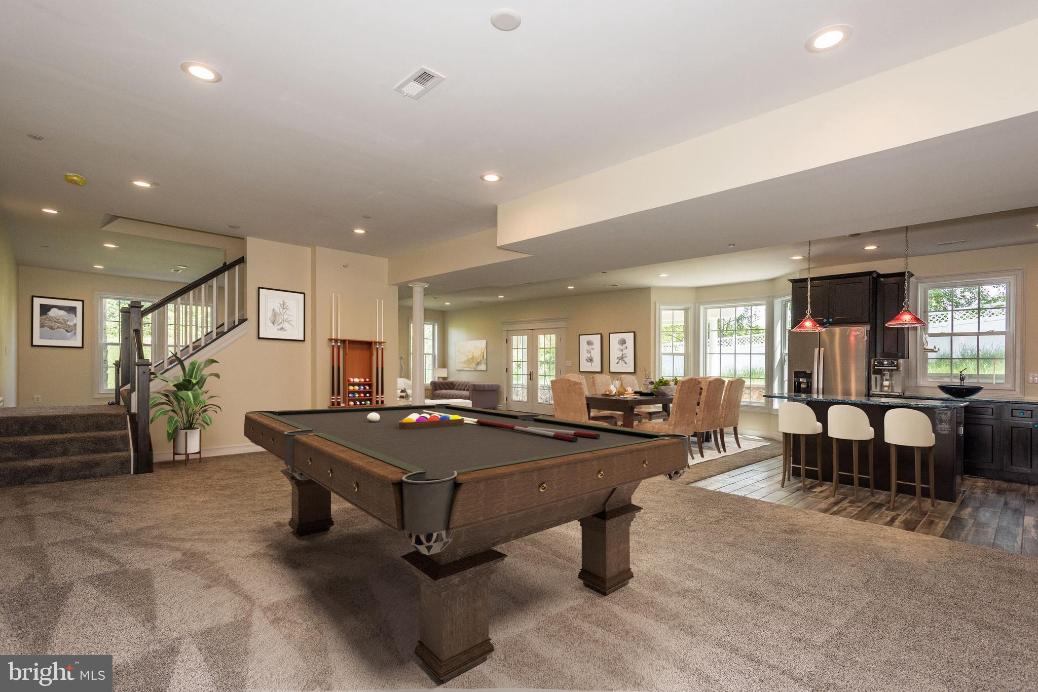 15435 Barnesville Road Boyds, MD 20841 - Photo 36 of 49 Virtually Staged Recreation Room