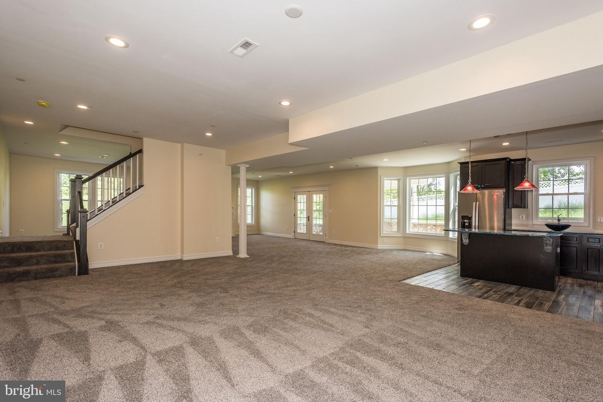 15435 Barnesville Road Boyds, MD 20841 - Photo 38 of 49 Lower Level Recreation Room and Kitchen