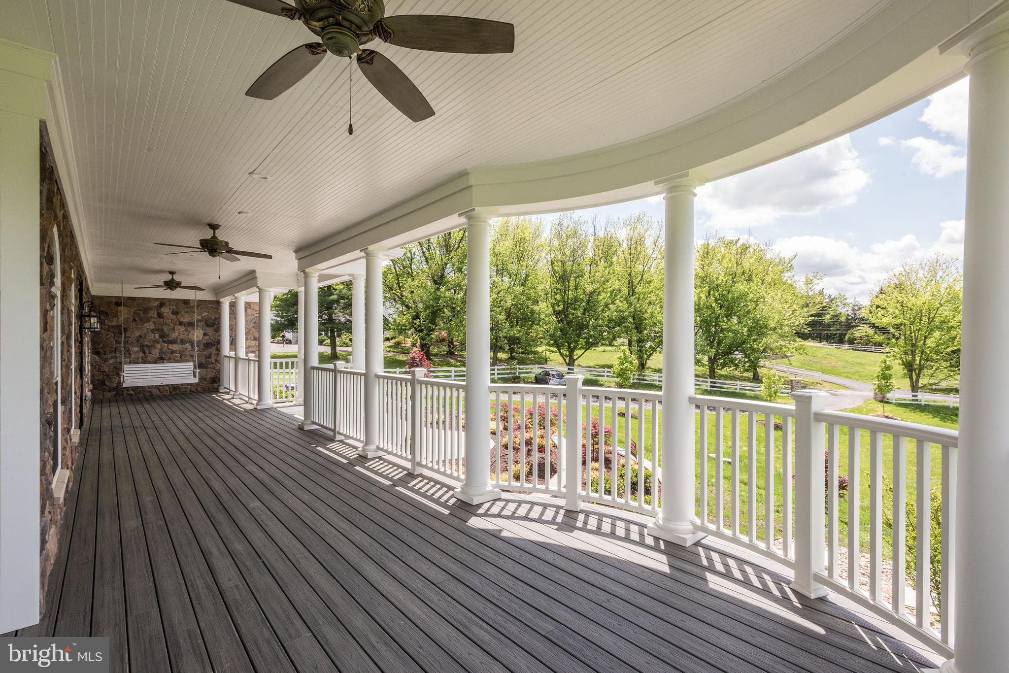 15435 Barnesville Road Boyds, MD 20841 - Photo 6 of 49 Covered Front Porch facing SW -- Sunsets Galore!
