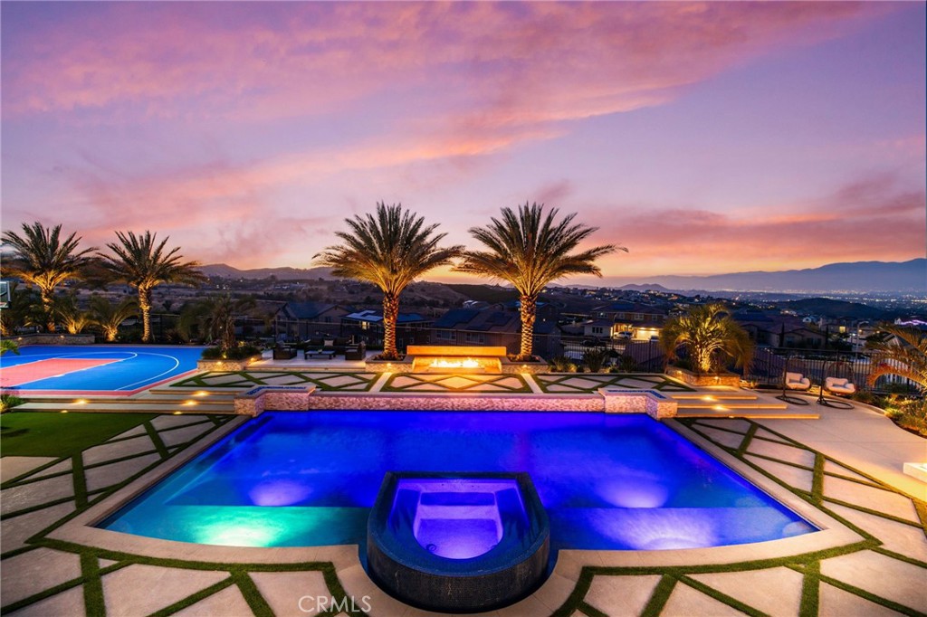 13430 Pointer Court Riverside, CA 92503 - Photo 44 of 55 a view of swimming pool with outdoor seating