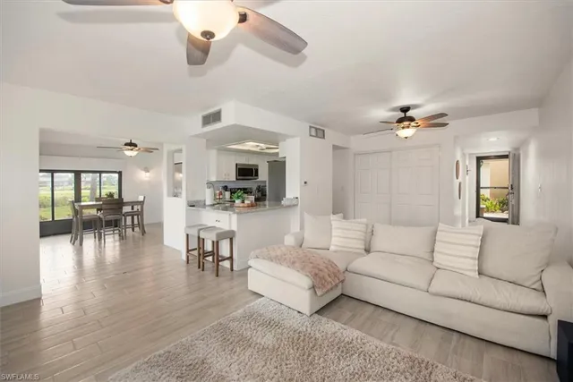 a view of kitchen island table and chairs