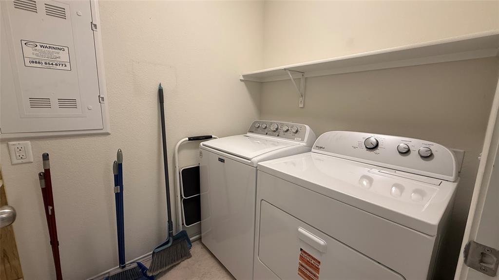 3312 Biggs Avenue Aubrey, TX 76227 - Photo 15 of 19 a utility room with dryer and washer
