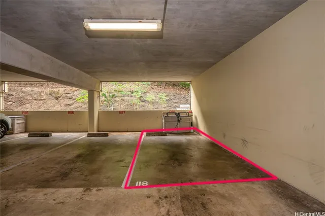 a view of under an empty room