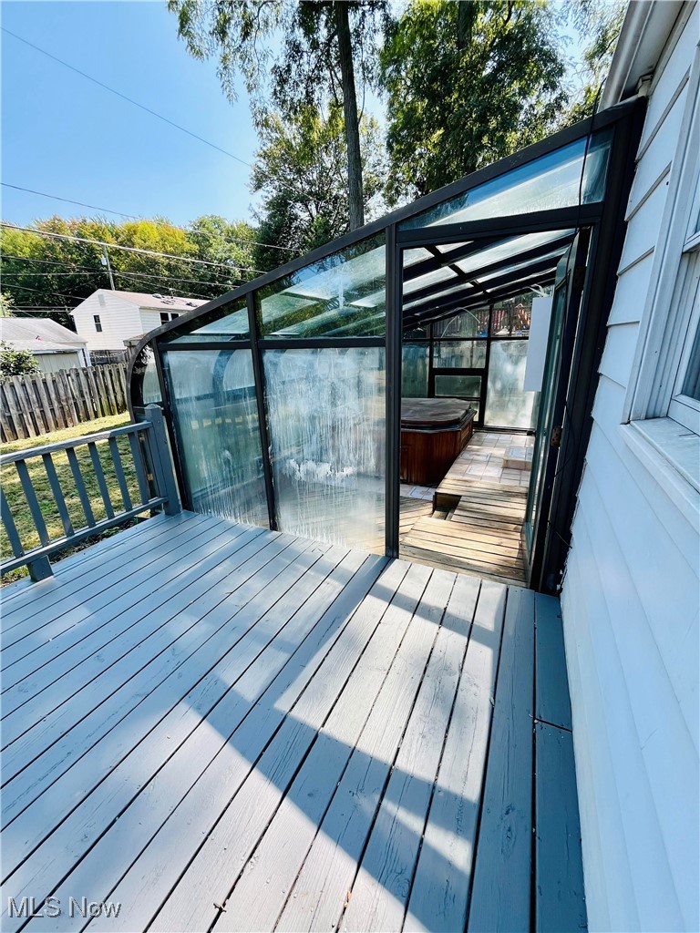 1747 Sterling Road Madison, OH 44057 - Photo 32 of 40 Deck with a hot tub