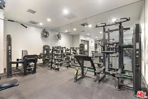 a view of tall trees with a yard