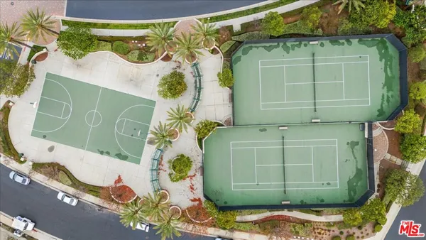 a view of outdoor space and swimming pool