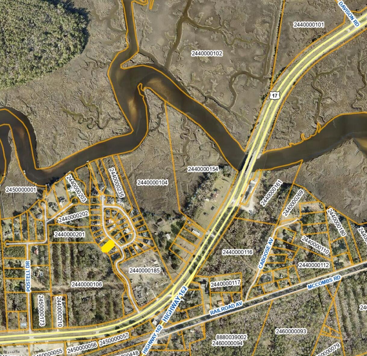 6061 Jacob's Point Boulevard Ravenel, SC 29470 - Photo 2 of 12 Zoomed out aerial