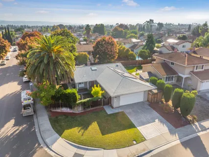 a view of a swimming pool with a lounge chairs