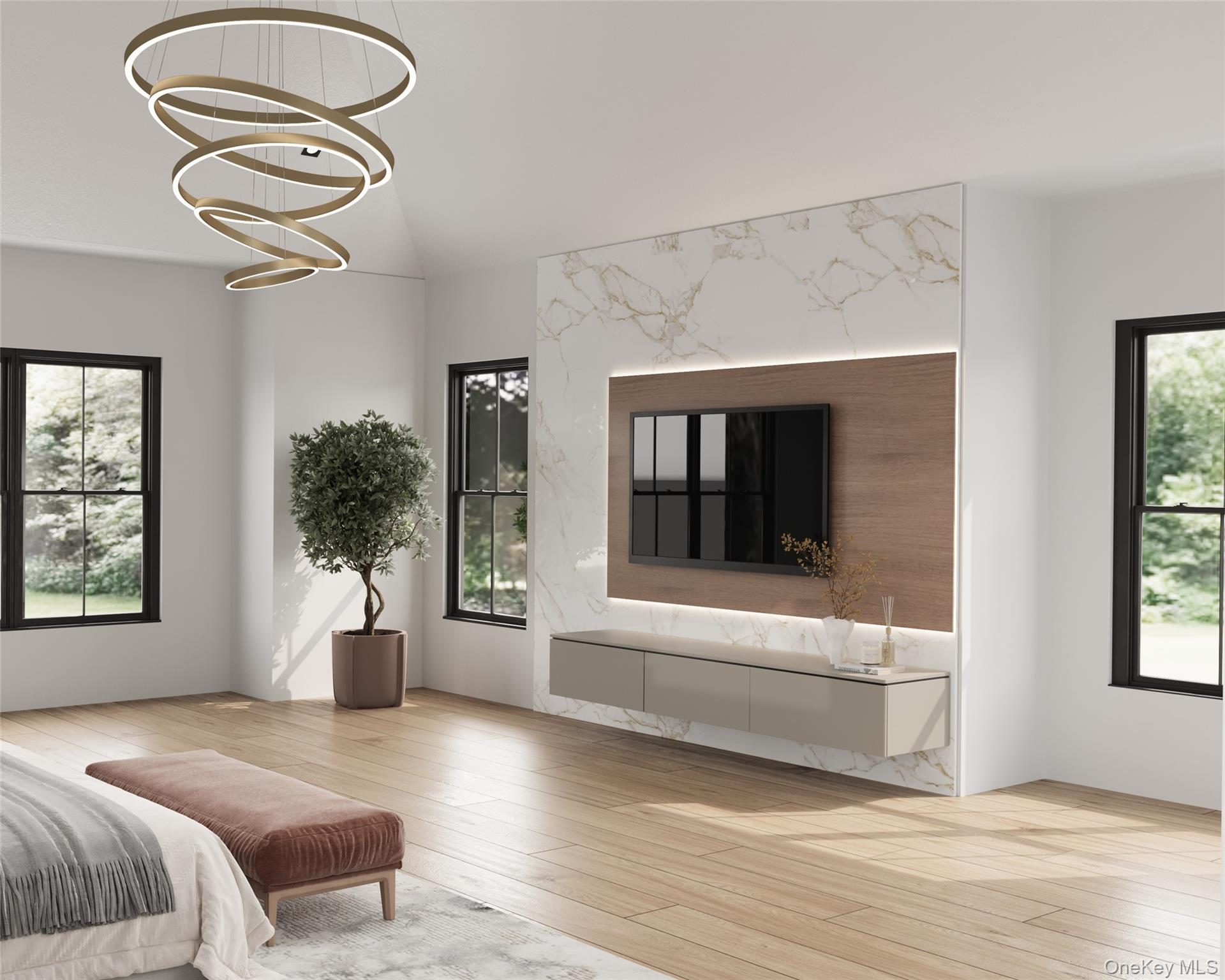 22 Whippoorwill Road East Armonk, NY 10504 - Photo 42 of 50 a bedroom with a large bed and a large window