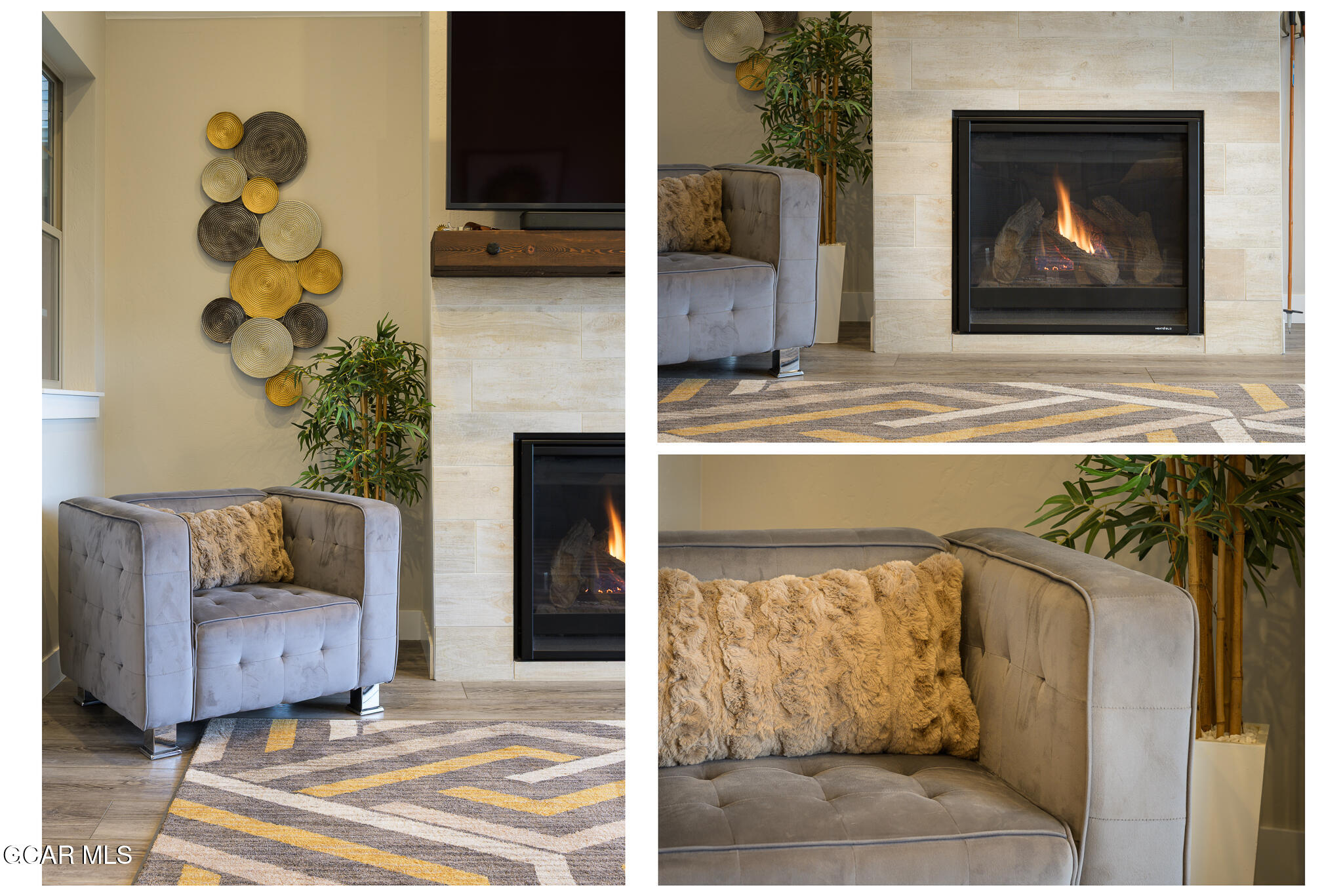74 Eagle Ridge Drive Granby, CO 80446 - Photo 3 of 44 a living room with furniture and a fireplace