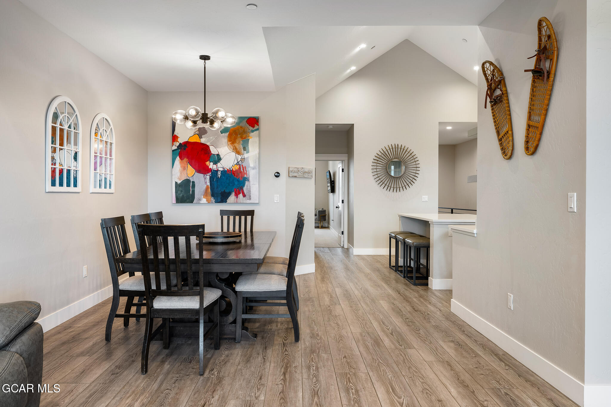 74 Eagle Ridge Drive Granby, CO 80446 - Photo 10 of 44 a view of a dining room with furniture and wooden floor