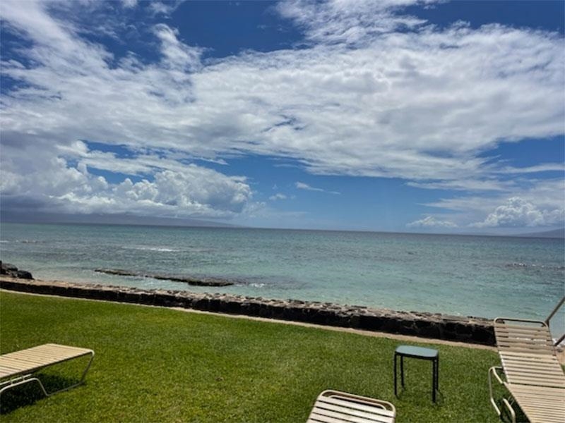 3701 Lower Honoapiilani Road, Unit 103 Lahaina, HI 96761 - Photo 29 of 29 a view of an ocean from a balcony