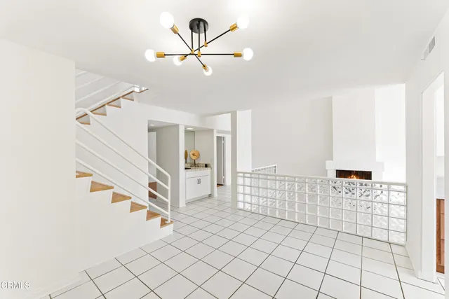 a view of livingroom with the front door