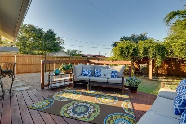 swimming pool view with patio