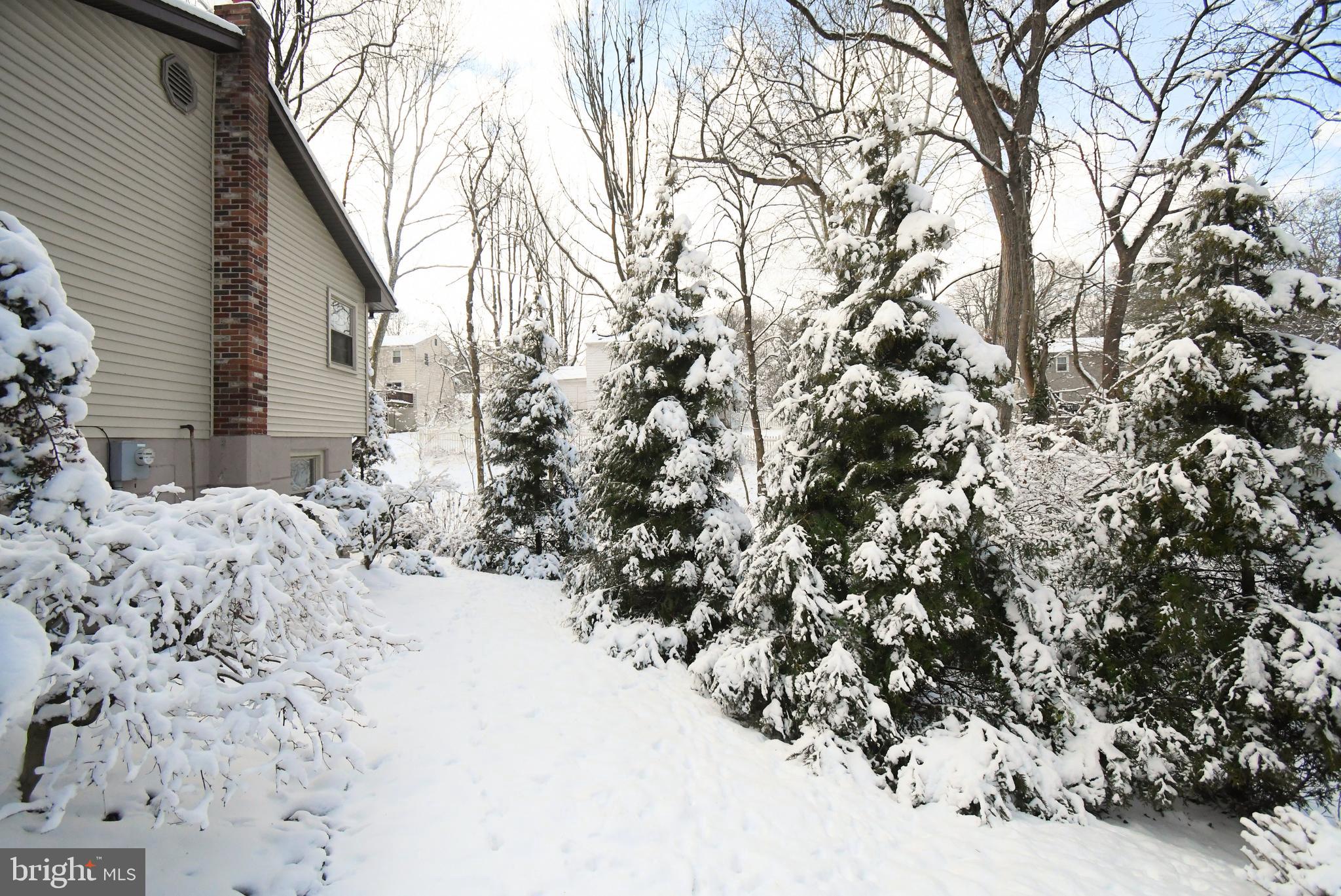 1113 Clark Road Wyndmoor, PA 19038 - Photo 58 of 68 a view of a snow in the yard
