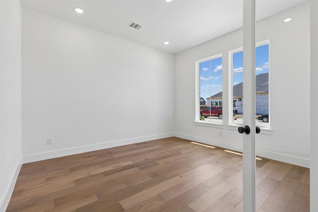 The professional working from home will appreciate this private, light filled home office.