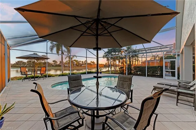 a view of a lake with houses