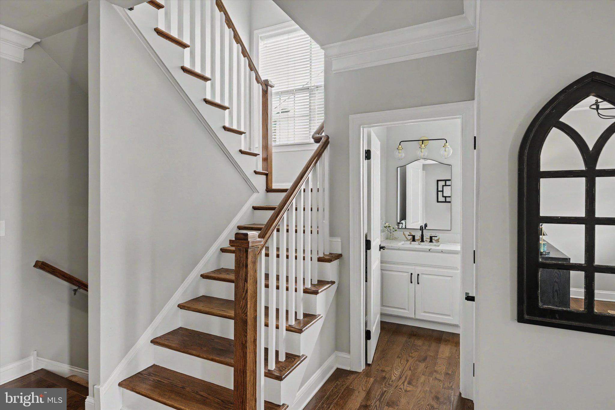 7 Pettit's Bridge Road Jamison, PA 18929 - Photo 13 of 69 Elegant entryway and foyer with staircase.