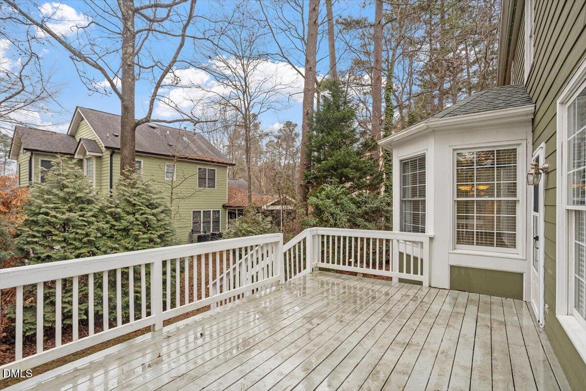 2804 Shofield Court Raleigh, NC 27615 - Photo 30 of 37 a view of a house with a deck