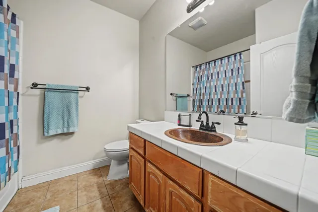 a bathroom with a sink and a toilet