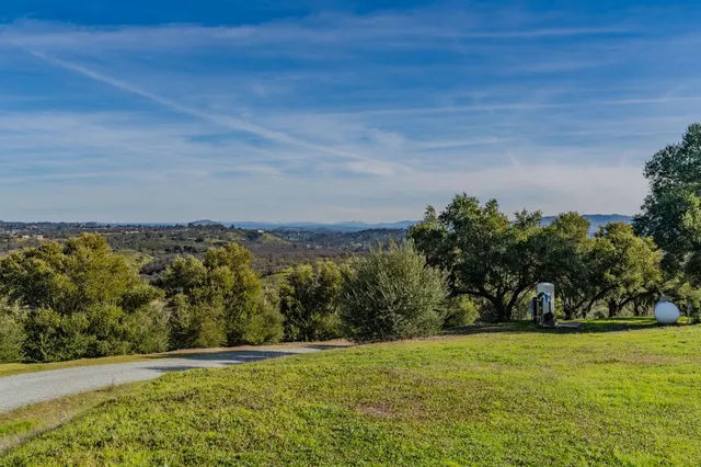 a view of outdoor space with mountain view
