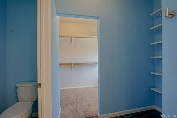 a bathroom with a toilet