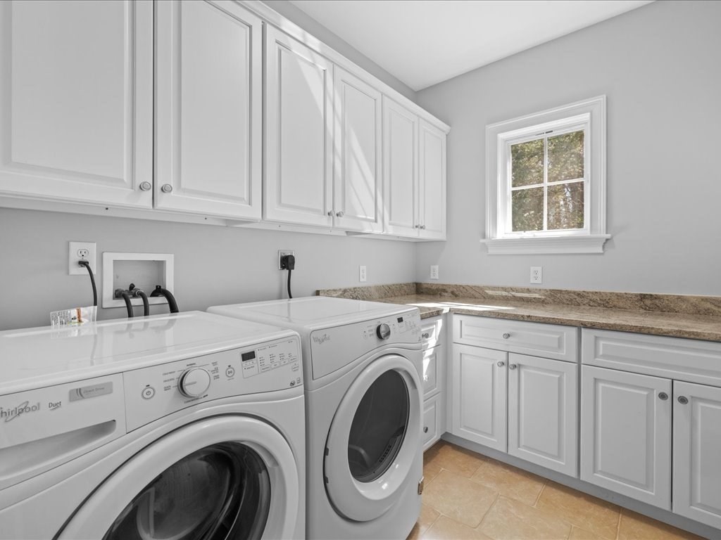 2 Copperbeech Circle Westborough, MA 01581 - Photo 30 of 42 a utility room with sink dryer and washer