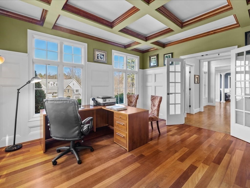 2 Copperbeech Circle Westborough, MA 01581 - Photo 7 of 42 a workspace with wooden floor