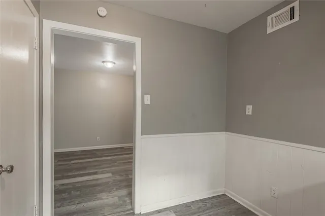 a view of an empty room